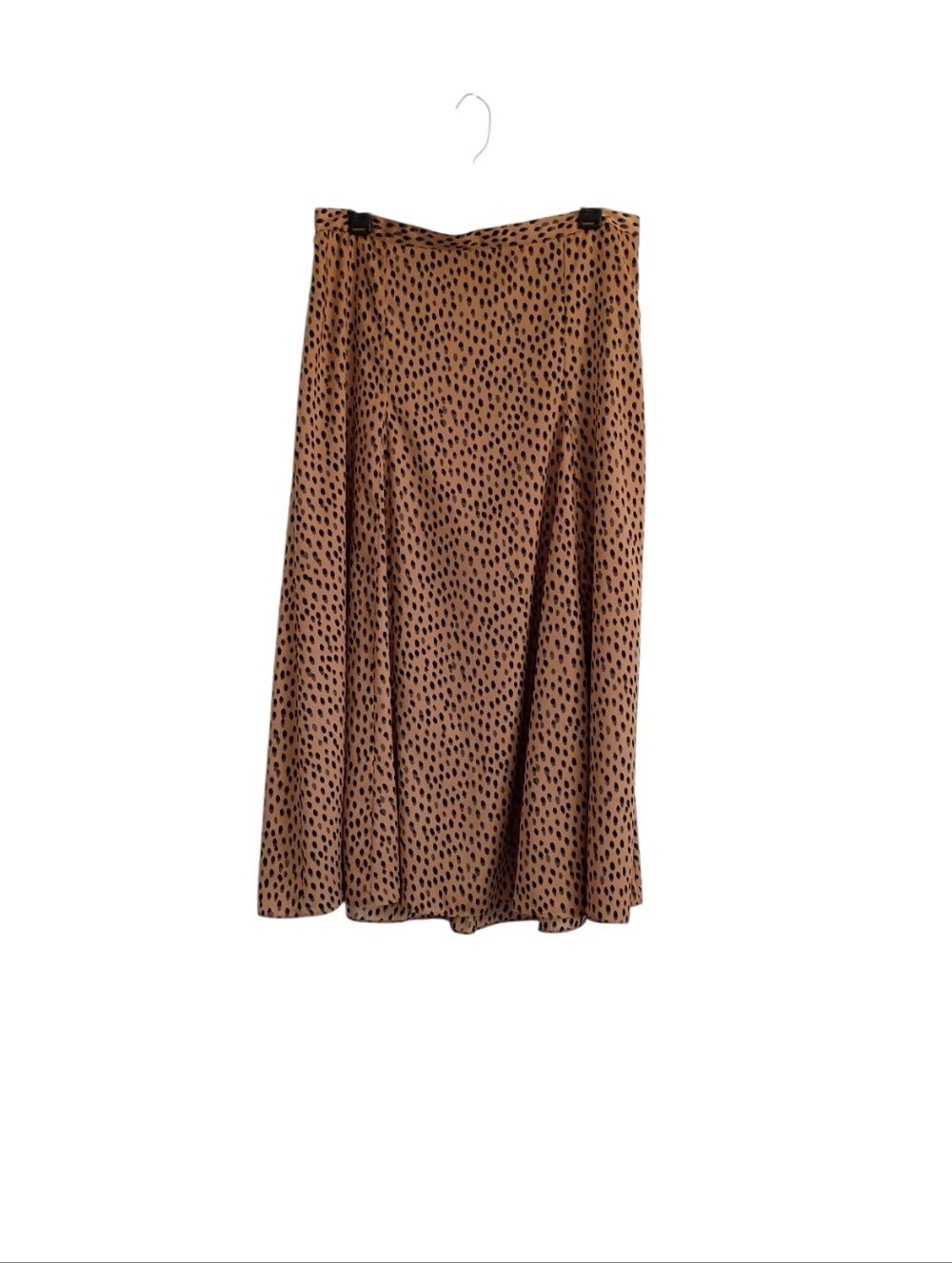 J Crew Animal Print A line Midi Skirt Size 12